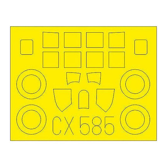 eduard cx585 1 72 paint mask for arma hobby wildcat mk vi