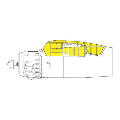 eduard cx592 1 72 mask lysander mk iii for dwn canopy mask set