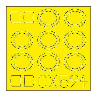 eduard cx594 1 72 mask nieuport ni17 weekend for edu canopy mask set