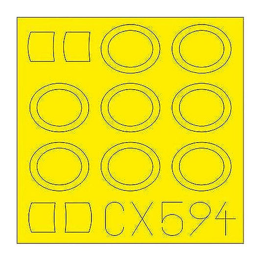 eduard cx594 1 72 mask nieuport ni17 weekend for edu canopy mask set