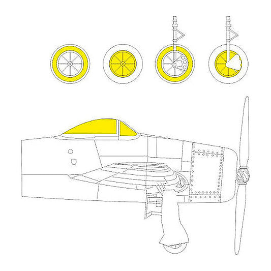 eduard cx598 1 72 mask f8f1 for hbb canopy mask set