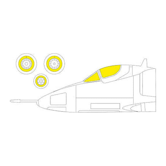 eduard cx606 1 72 mask a 4e for fjm hobby 2000 canopy mask set