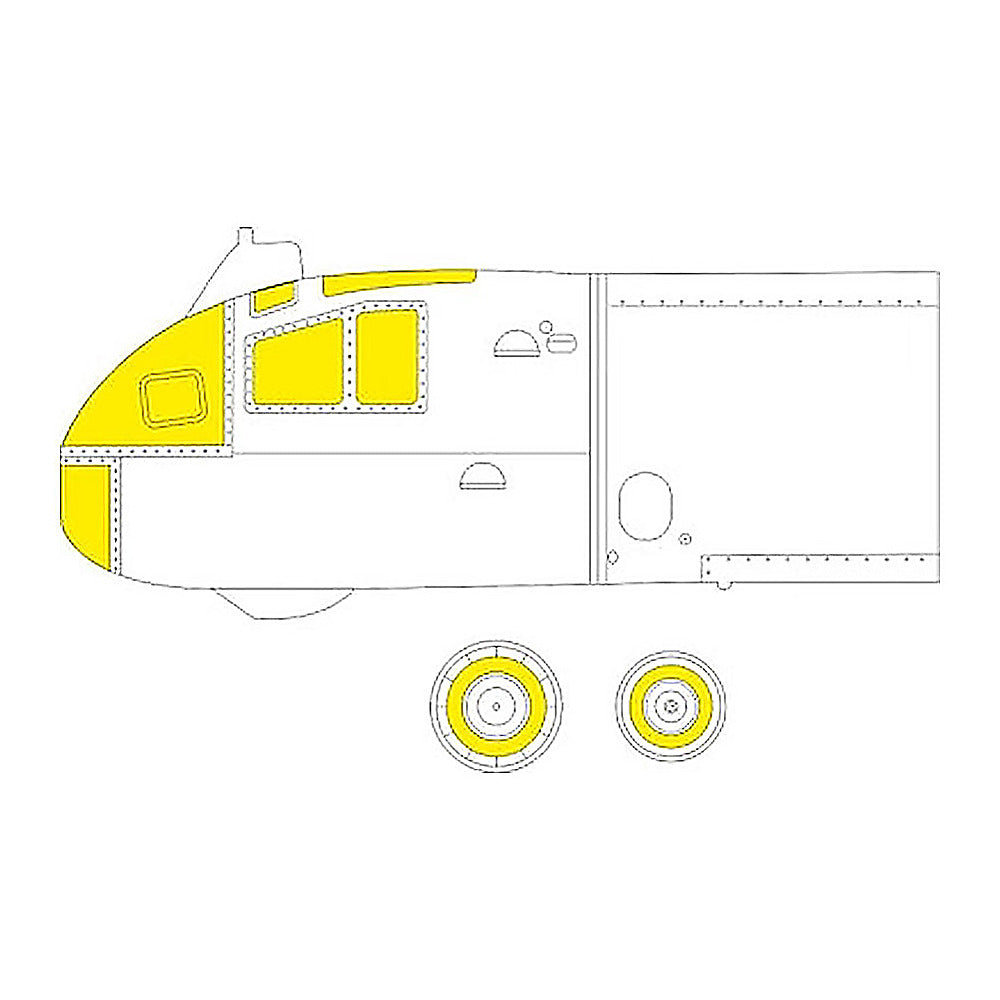 eduard cx613 1 72 mask ar234c for dml hobby 2000 canopy mask set