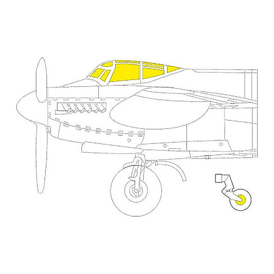 eduard cx618 1 72 mask mosquito b mk xvi for air canopy mask set
