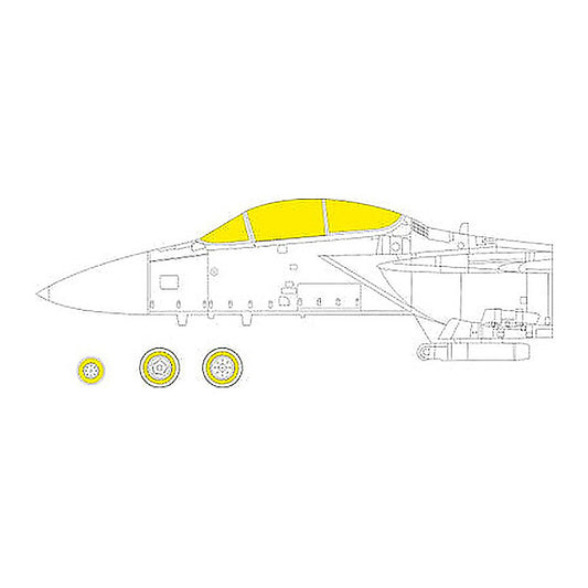 eduard cx628 1 72 mask f 15e for revell canopy mask set