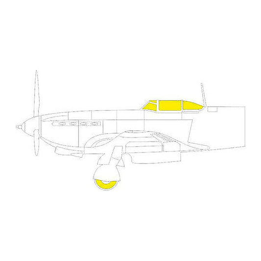 eduard cx634 1 72 mask yak 9d for zvezda canopy mask set