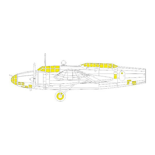 eduard cx638 1 72 mask ki 21 ib for icm canopy mask set