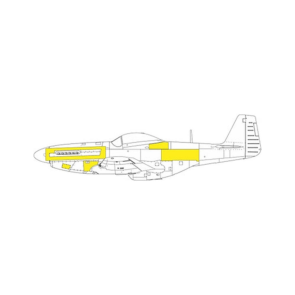 eduard cx665 1 72 paint mask for eduard p 51d surface panels