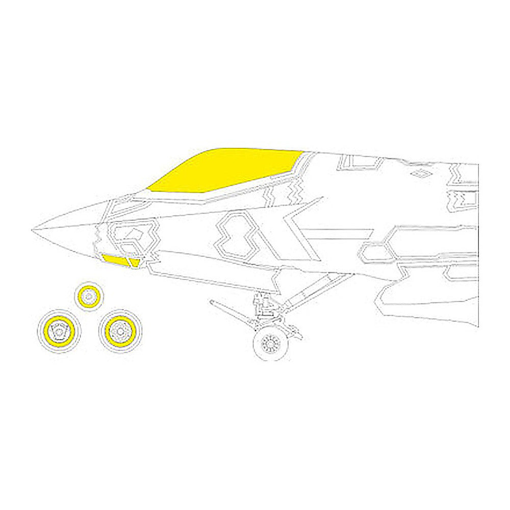 eduard cx671 1 72 f 35b mask for tamiya canopy mask set