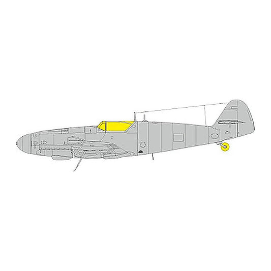 eduard cx679 1 72 bf 109g 14 as mask for eduard
