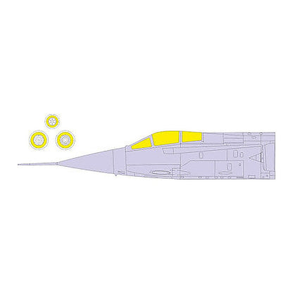 eduard cx706 1 72 mask f 104j for fine molds canopy mask set