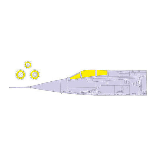 eduard cx706 1 72 mask f 104j for fine molds canopy mask set