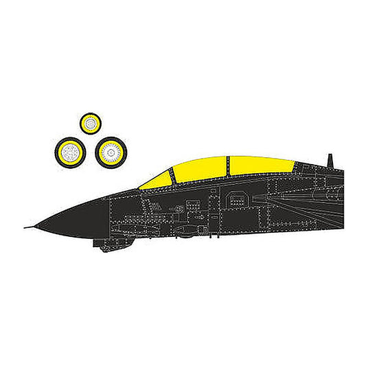 eduard cx708 1 72 mask f 14d for tamiya canopy mask set