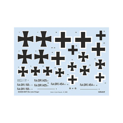 eduard d32006 1 32 decal die roten flieger for meng