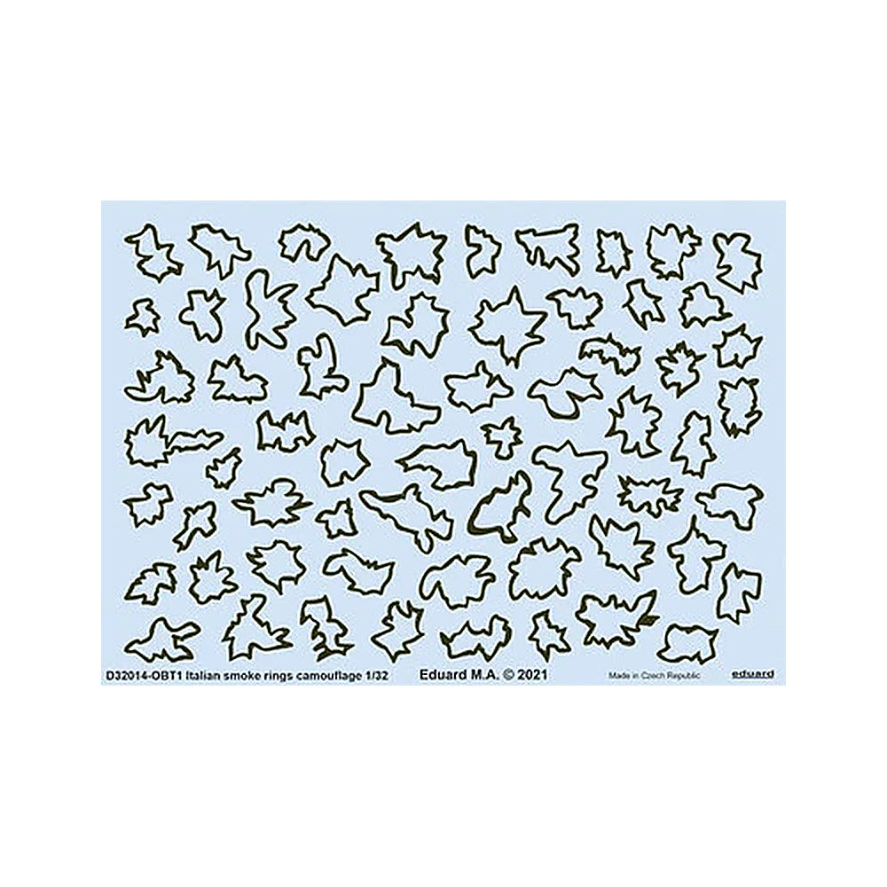 eduard d32014 1 32 decal italian smoke rings camouflage