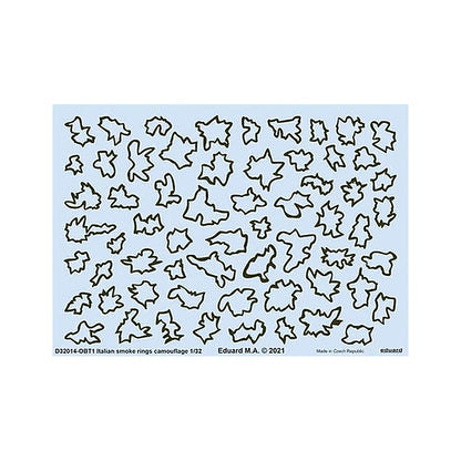 eduard d32014 1 32 decal italian smoke rings camouflage