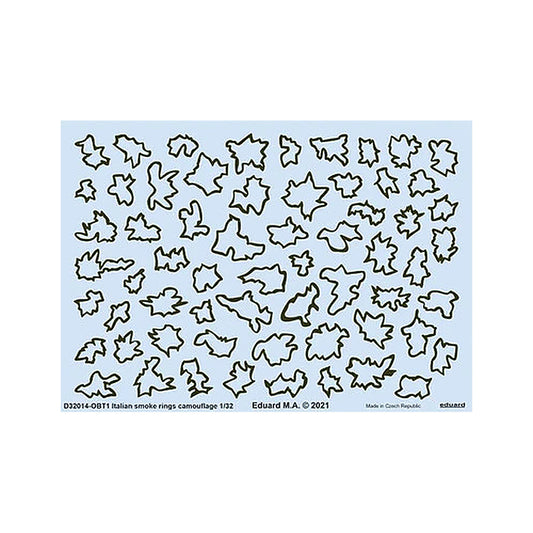 eduard d32014 1 32 decal italian smoke rings camouflage