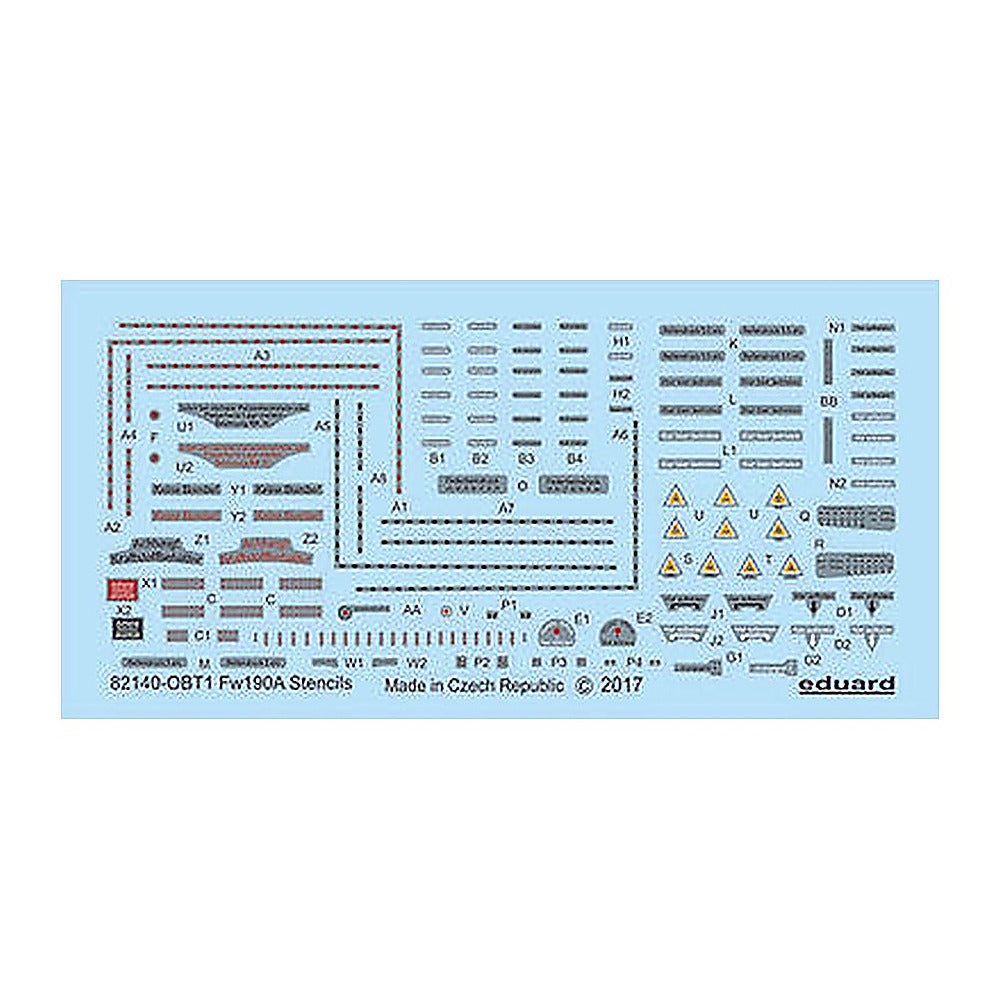 eduard d48029 1 48 decal fw 190 a stencils for eduard
