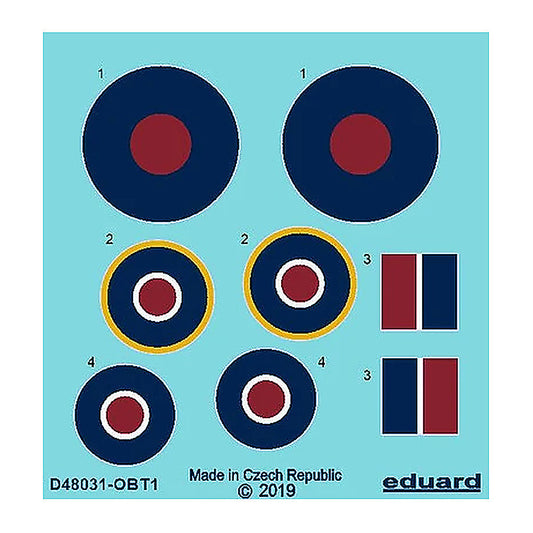 eduard d48031 1 48 tempest roundels early for eduard