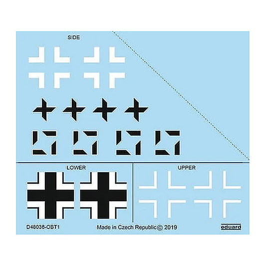 eduard d48036 1 48 fw 190a 8 r2 national insignia for eduard