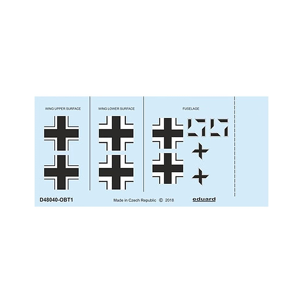 eduard d48040 1 48 fw 190a 2 national insignia for eduard
