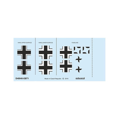 eduard d48040 1 48 fw 190a 2 national insignia for eduard