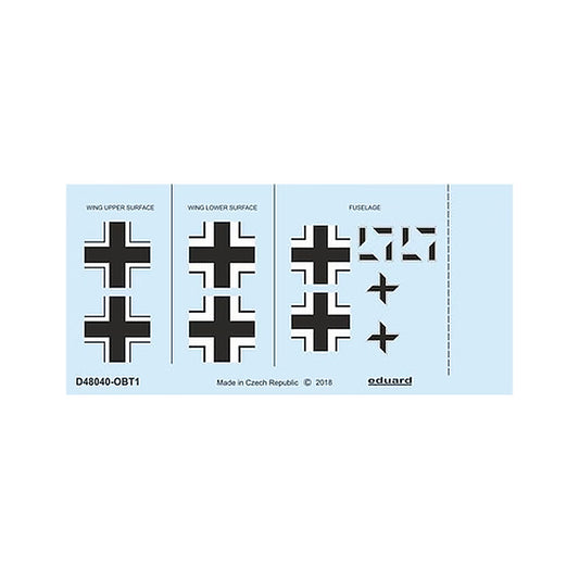 eduard d48040 1 48 fw 190a 2 national insignia for eduard