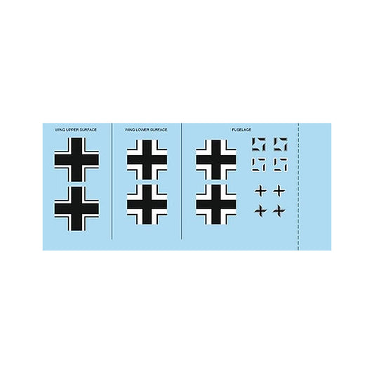 eduard d48043 1 48 decal bf 109f 2 national insignia for eduard
