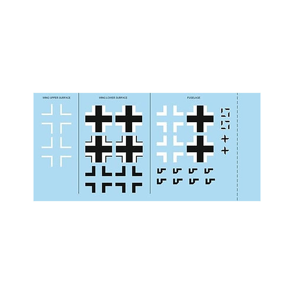 eduard d48045 1 48 decal bf 109g 6 national insignia for eduard
