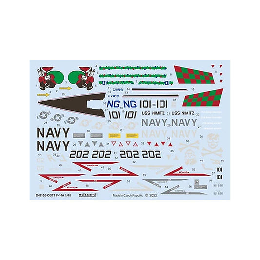 eduard d48105 1 48 f 14a for tamiya photo etch detail set