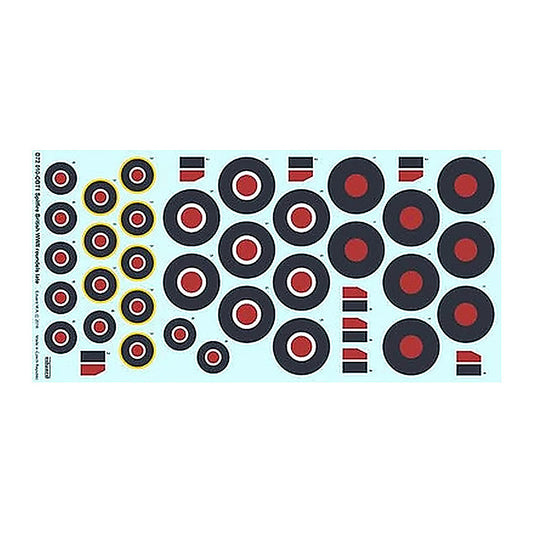 eduard d72010 1 72 decal spitfire british wwii roundels late for