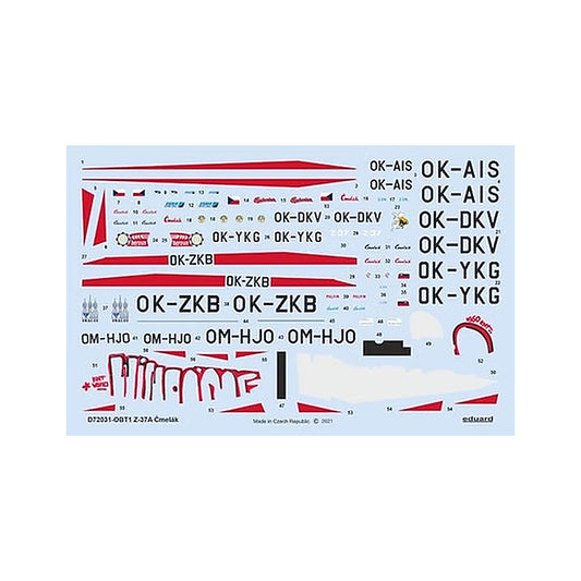 eduard d72031 1 72 decal z 37a cmelak for eduard