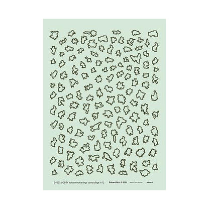 eduard d72033 1 72 decal italian smoke rings camouflage