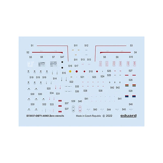 eduard d72037 1 72 stencils for tamiya airfix hasegawa