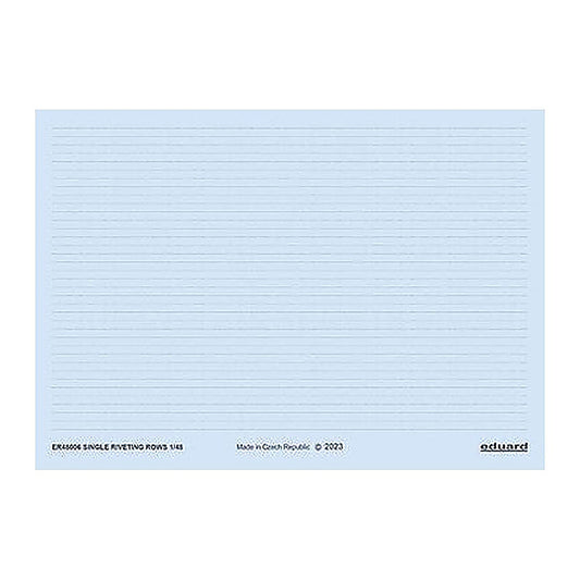 eduard er48006 1 48 single riveting rows