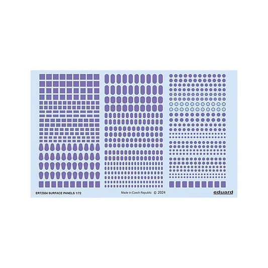 eduard er72004 1 72 surface panels for photo etch detail set
