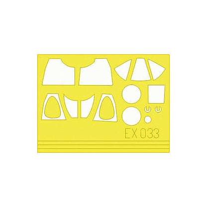 eduard ex033 1 48 mask f4u 1d for tamiya canopy mask set