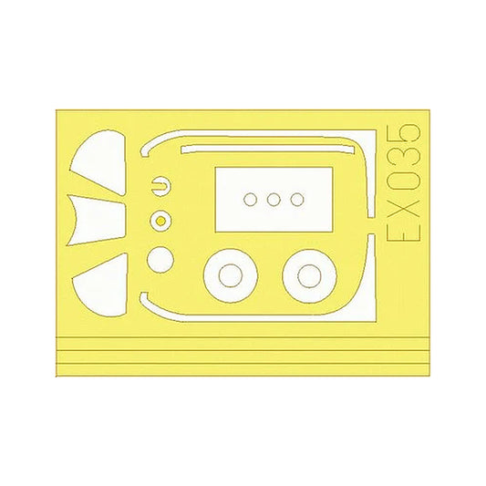 eduard ex035 1 48 mask p 51d for tamiya canopy mask set