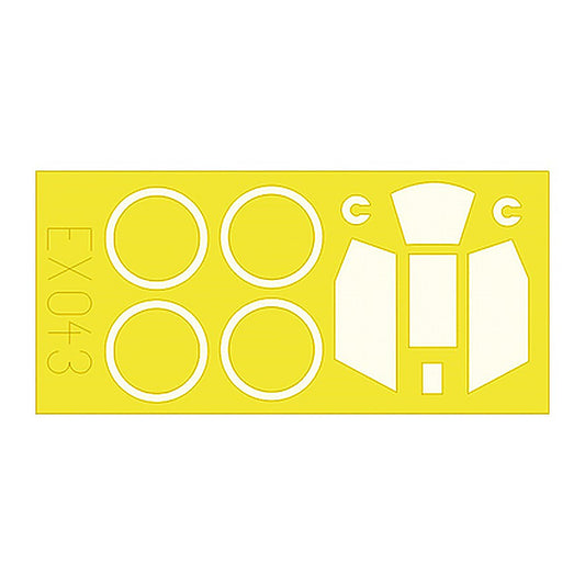 eduard ex043 1 48 paint mask for hasegawa hs 129 canopy mask set