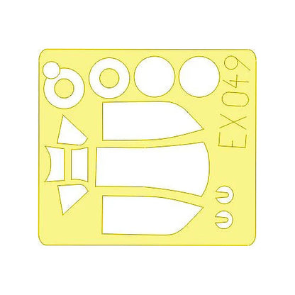 eduard ex049 1 48 mask bf 109k for hasegawa canopy mask set