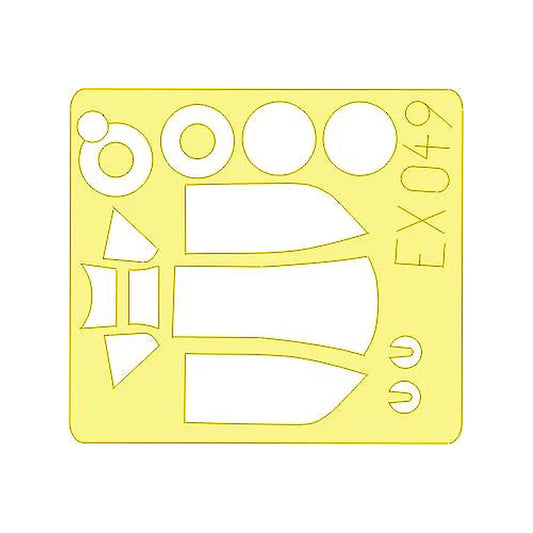 eduard ex049 1 48 mask bf 109k for hasegawa canopy mask set