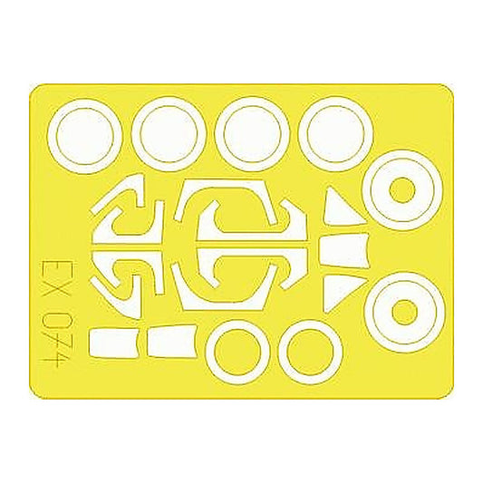 eduard ex074 1 48 mask me 262a schwalbe for tamiya canopy mask set