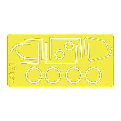 eduard ex091 1 48 mask f 15e for revell monogram canopy mask set