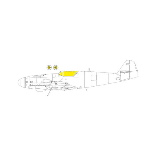 eduard ex1002 1 48 bf 109k 4 ex1002 masks canopy mask set