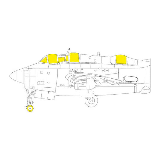 eduard ex1017 1 48 paint mask for airfix gannet as 1 as 4 tface
