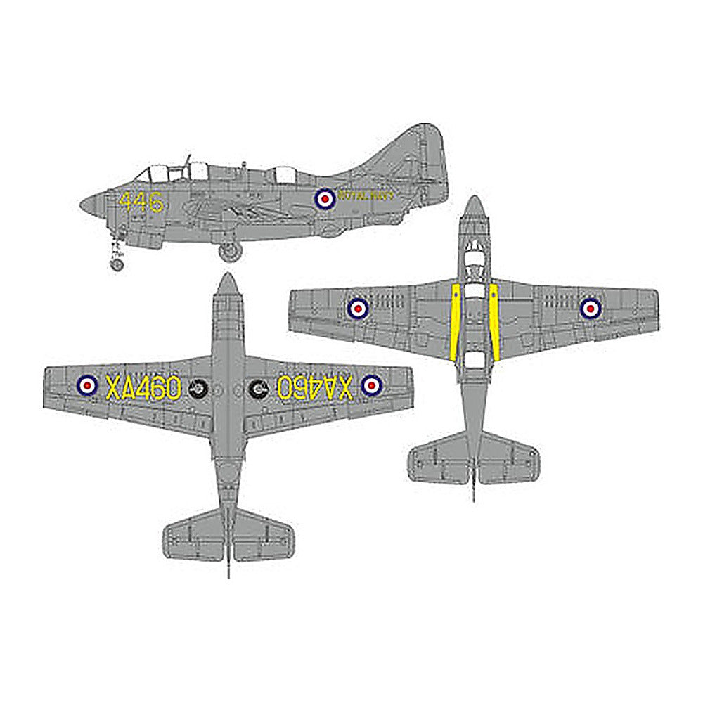 eduard ex1018 1 48 paint mask for airfix gannet as 1 as 4 national