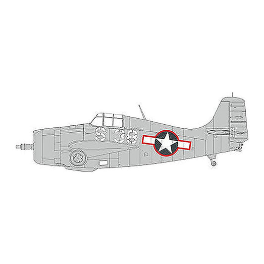eduard ex1032 1 48 fm 1 us national insignia w red outline