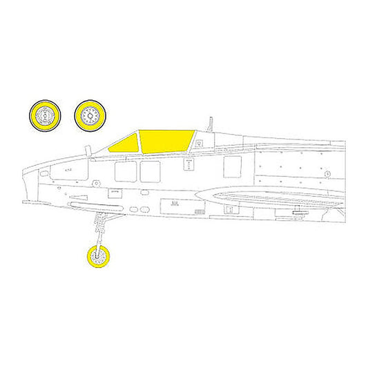 eduard ex1048 1 48 paint mask for special hobby smb 2 super mystere