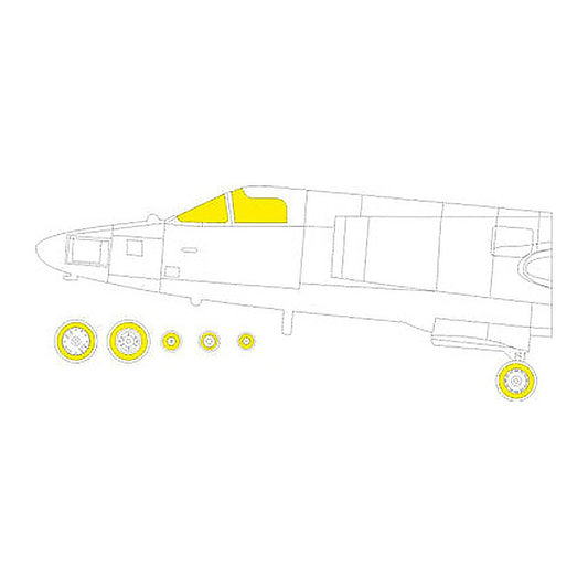 eduard ex1059 1 48 u 2s tface canopy mask set maskfor hobby boss
