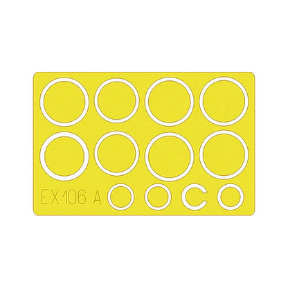 eduard ex106 1 48 paint mask for revell monogram b 17g canopy mask set